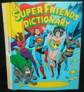 Super Friends Dictionary Cover Mock Up with Art Corrections by Joe Kubert 