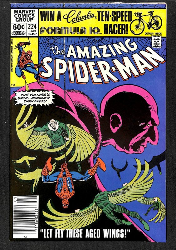 Amazing Spider-Man #224 NM- 9.2 Marvel Comics Spiderman