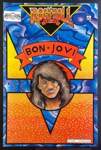 Rock N' Roll Comics #3 Bon Jovi (white variant) - Revolutionary Comics - 1989