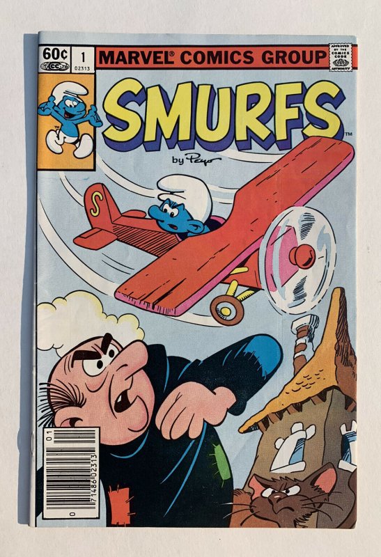 Smurfs #1 | The Smurf Plane | Marvel Comics | Bronze Age | Vintage Comic 