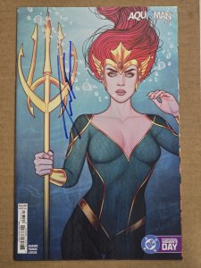 AQUAMAN #3 DC COMICS 2025 JENNY FRISON VARIANT SIGNED WITH COA NM