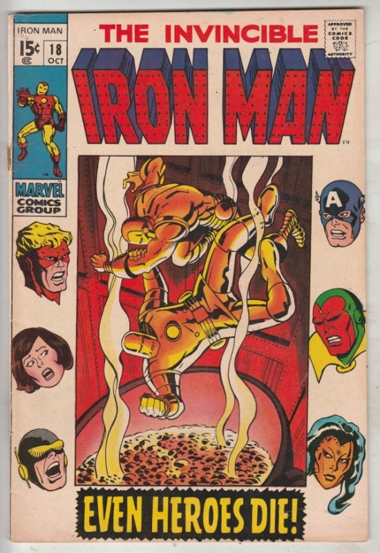 Iron Man #18 (Oct-68) FN/VF Mid-High-Grade Iron Man