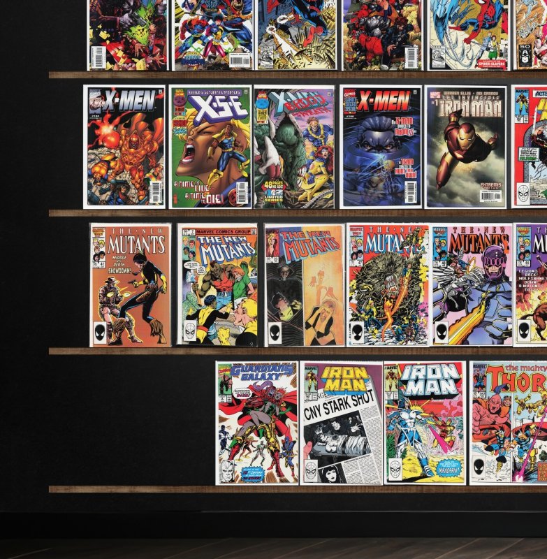 Huge Lot 140+ Comics with X-Men, Iron Man, The New Mutants, Thor & More!