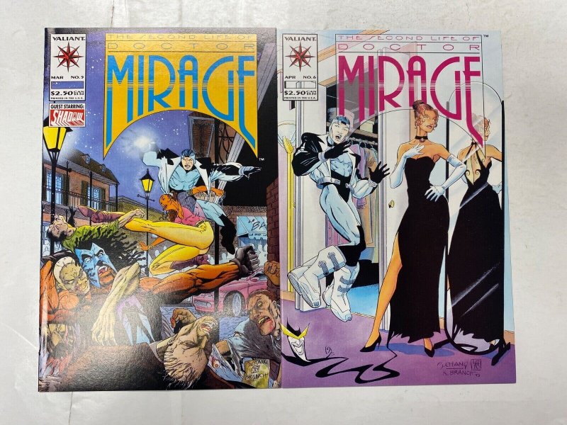 5 Second Life Doctor Mirage VALIANT comic books #3 4 5 6 7 9 KM33