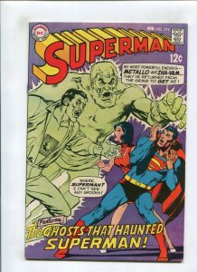 SUPERMAN #214 (9.0) *FISHERMAN* GHOST THAT HAUNTED SUPERMAN 1969