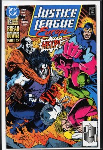 Justice League Europe #34 (1992) Justice League