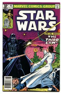 STAR WARS #48-Princess Leia Organa vs. Darth Vader Newsstand 