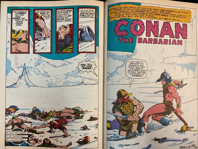 HAVOC STARRING DEATHLOK #1 BRITISH EDITION 6-7.0 WINDSOR SMITH CONAN, ROBOCOP