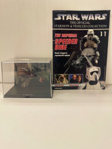 Speeder Bike Star Wars Vehicles Collecton Magazine and Ship Model #11 TB6