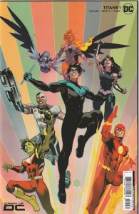 Titans # 1 Dan Mora 1:25 Variant Cover NM DC 2023 [P5]