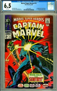 Marvel Super-Heroes #13 CGC Graded 6.5 1st app. Carol Danvers