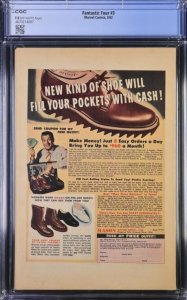 Fantastic Four 3 CGC 7.5 VF- Marvel 1962