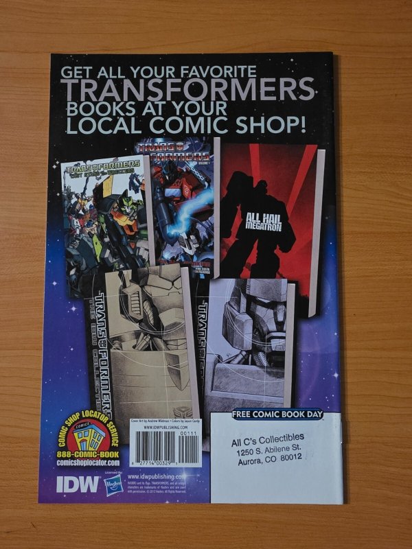 Transformers Regeneration One #80.5 ~ NEAR MINT NM ~ 2012 IDW Comics