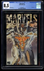 Marvels (1994) #3 CGC VF+ 8.5 White Pages