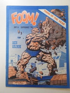 FOOM #5 (1974) Featuring The Thing! Steve Gerber Interview! Sharp VF Condition!