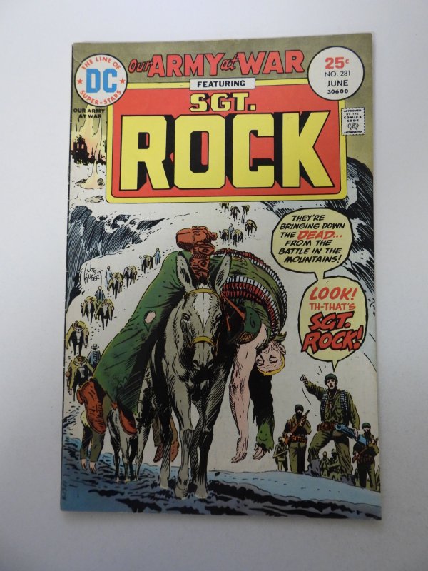 Our Army at War #281 (1975) VG/FN condition