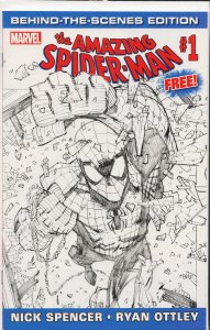The Amazing Spider-Man #1 Behind The Scenes Cover (2018) [Key Issue]