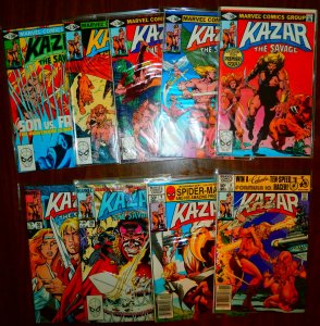 Ka-Zar V1 V2 V3 The Savage + (set of 24)