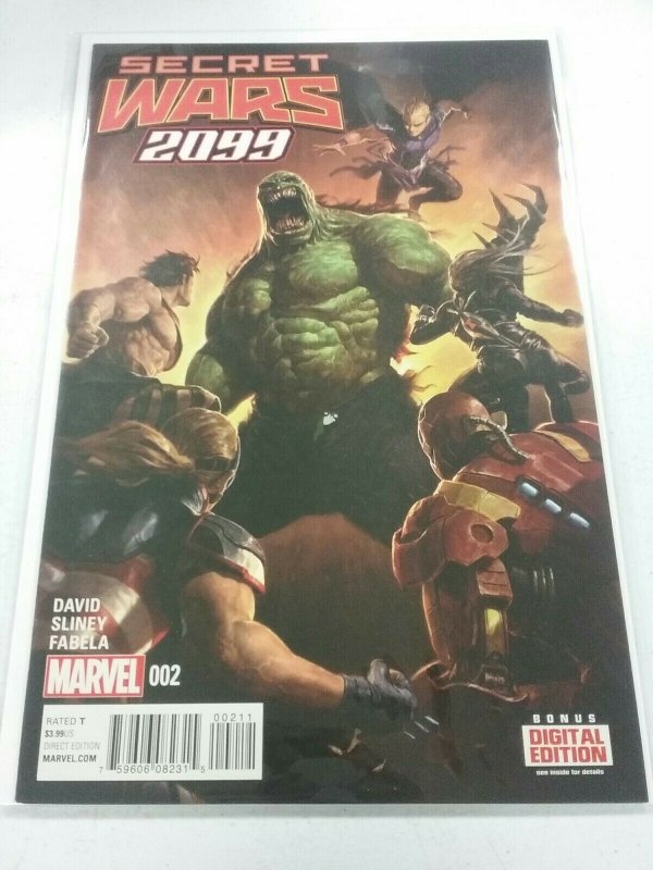 Marvel Secret Wars 2099 Comic Book 2015 #2 NW36