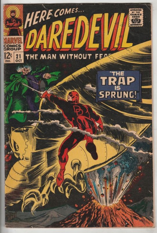 Daredevil #21 (Oct-66) FN- Mid-Grade Daredevil