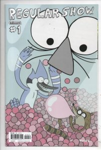 REGULAR SHOW #1 E, 1st, NM, Variant, 2013, KaBoom, Jeremy Tinder