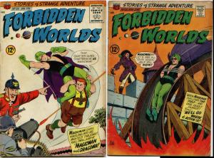 Forbidden Worlds #133 & 135 (1966,AGC)  Magicman; Origin / 1st Dragonia