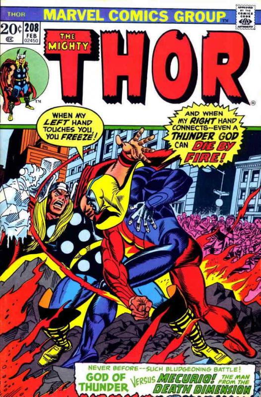 Thor #208 VG; Marvel | low grade comic - save on shipping - details inside