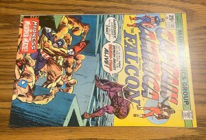 Captain America #187 (8.5 VFN+) Gil Kane Cover, Comic Kingdom Store Stamp (1975)