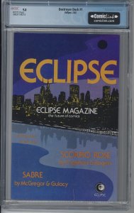 DESTROYER DUCK 1 CGC 9.8 NM WP 1st Groo the Wanderer Eclipse 1982 Aragones Mad