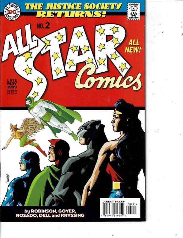 Lot Of 2 All Star Comics DC Comic Books #1 2 Batman Superman LH21