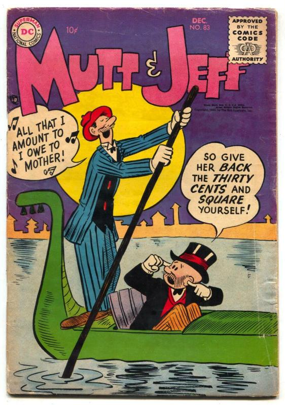 Mutt and Jeff #83 1955- Bud Fisher- DC Comics VG