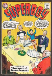 Superboy #112 ~ The Boy Who Replaced Clark Kent!~ 1964 (5.5/6.0) WH