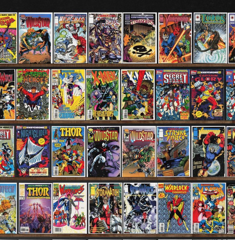 Huge Lot 150+ Comics with Turok, Dinosaur Hunter, Stormwatch & More!