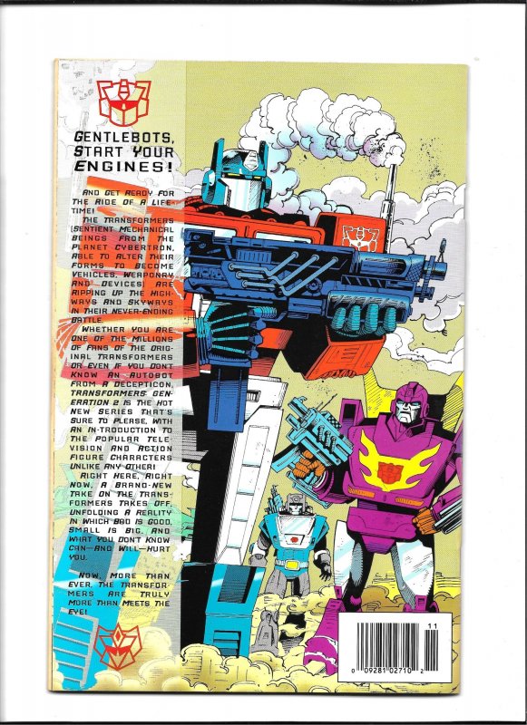 Transformers: Generation 2 #1 (1993) Gatefold Cover