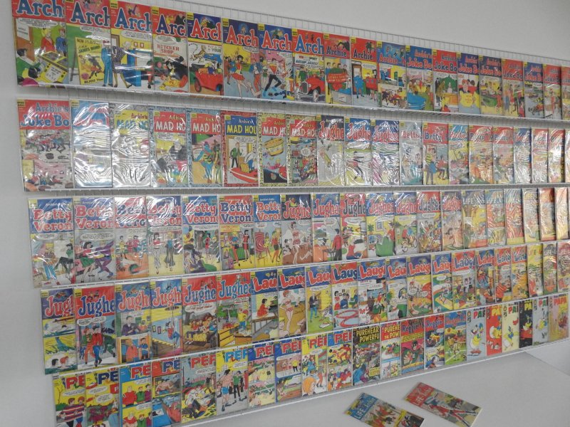 Huge Lot of 105 Cartoon Comics W/ Archie, Betty and Veronica +More Avg. FN Cond.