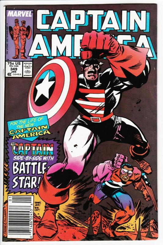 Captain America #349 (Marvel, 1989) FN/VF