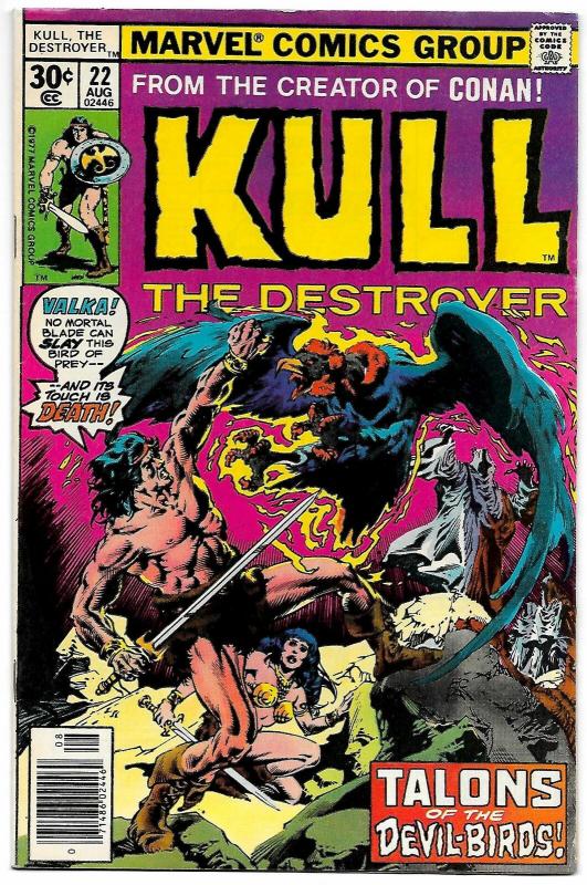 Kull The Destroyer #22 (Marvel, 1977) FN