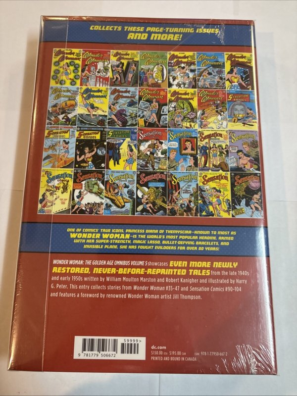 Wonder Woman: The Golden Age Omnibus’ Vol. 5 (2023) HC Dc Comics (Sealed)