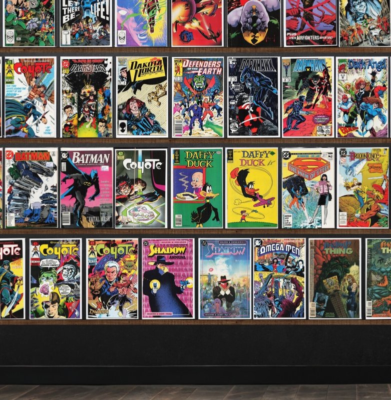 Huge Lot 150+ Comics with Deathlok, Batman, Darkhawk, Airboy & More!