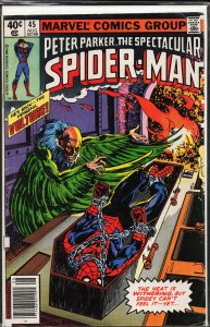 The Spectacular Spider-Man #45 Newsstand Edition (1980) Spider-Man