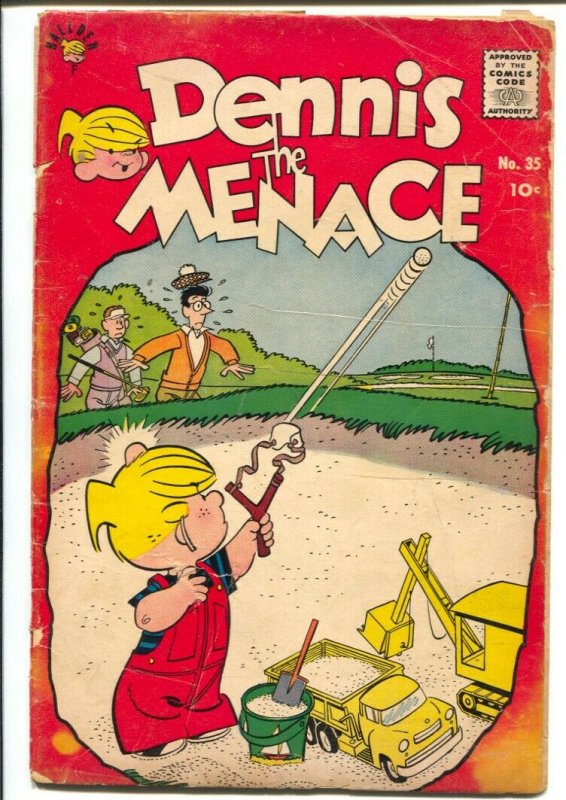 Dennis The Menace #35 1959-Halden-golf cover-G | Comic Books - Silver Age,  Dennis the Menace, Humor/Satire / HipComic