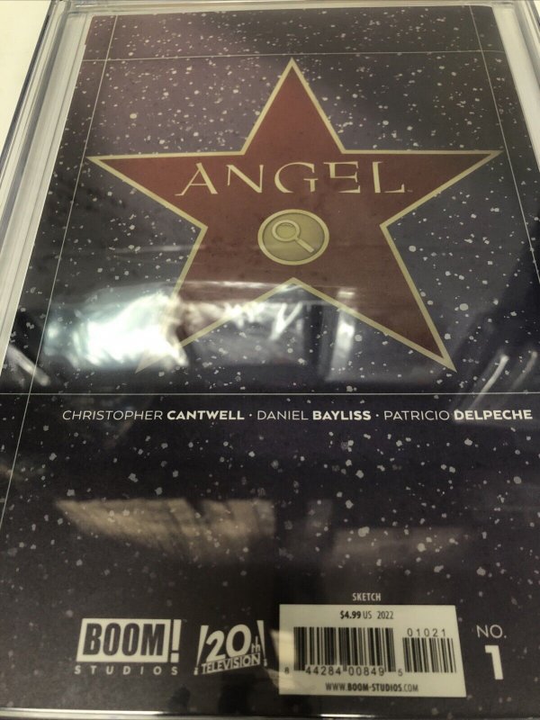 Angel (2022) # 1 (CGC 9.8 SS) Signed  Sketch  Scott Lobdell * Boom studios