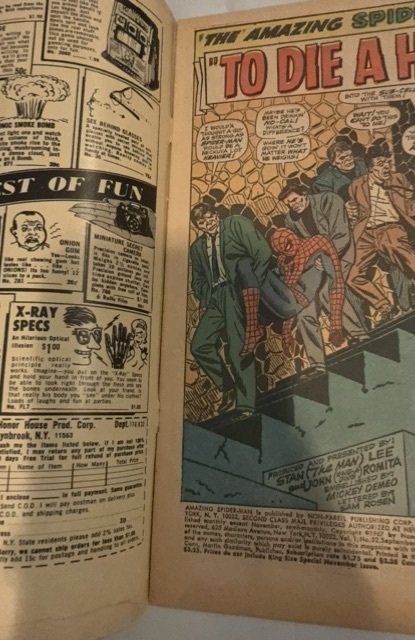 The Amazing Spider-Man #52 (1967) 3rd Kingpin see description