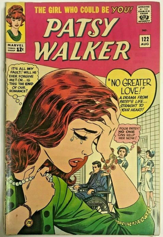 PATSY WALKER#122 VG 1965 MARVEL SILVER AGE COMICS