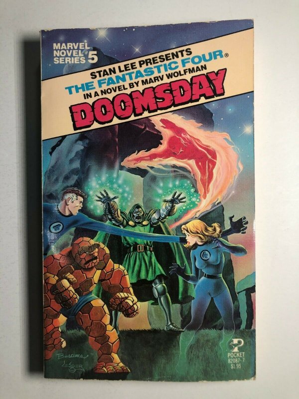 Marvel Novel Series #5 Fantastic Four DOOMSDAY paperback