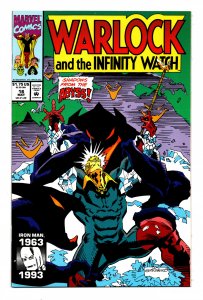 WARLOCK & THE INFINITY WATCH #16 (1993) TOM GRINDBERG | DIRECT EDITION
