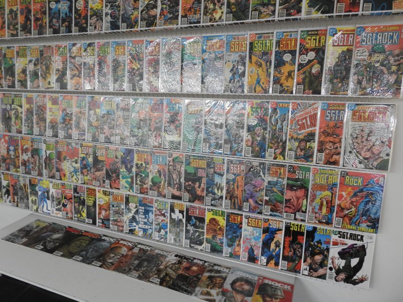 Huge Lot 130+ All Sgt. Rock Comics!!! Avg FN- Condition!