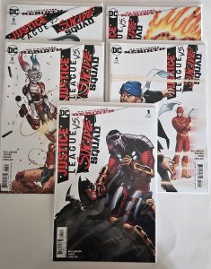 JUSTICE LEAGUE VS SUICIDE SQUAD 5 Comic Set
