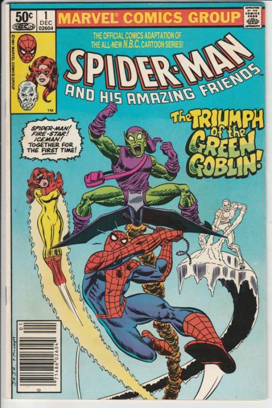 Spider-Man and His Amazing Friends #1 (Dec-81) VF/NM High-Grade Spider-Man
