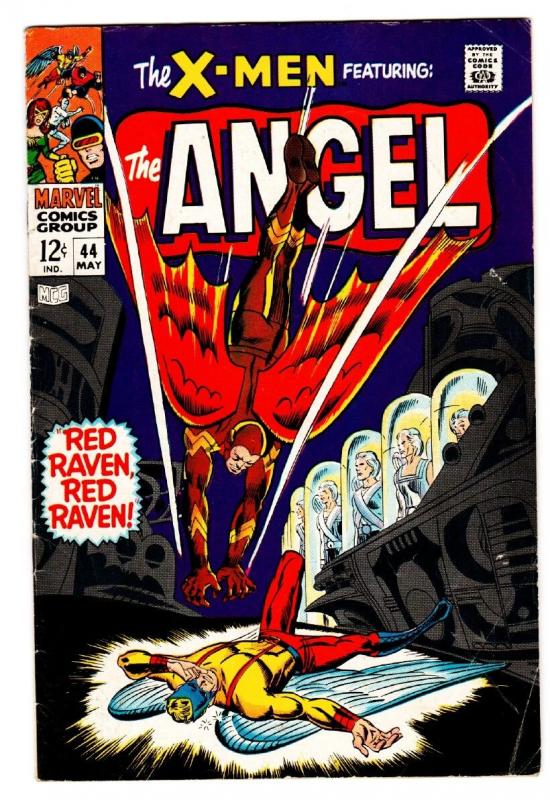 X-Men Comics #44 comic book 1968- Red Raven- Marvel Silver Age-fn-